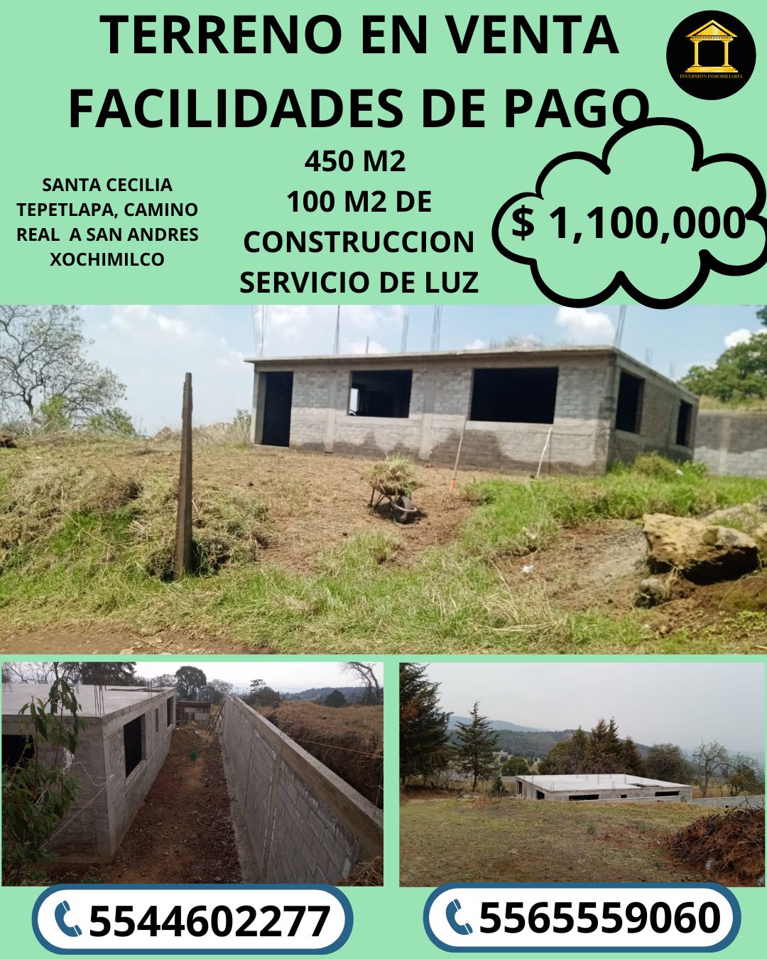 Terreno en venta en Santa Cecilia Tepetlapa Xochimilco, Ciudad de Mexica
