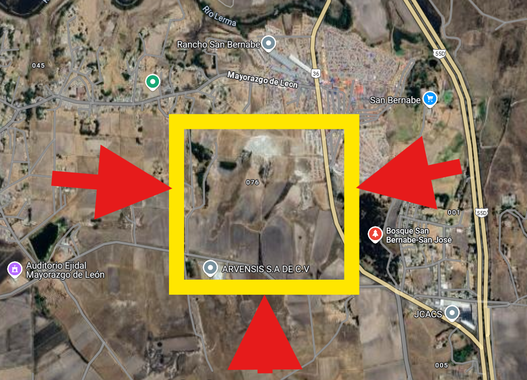 Recámara de Terreno en venta - Mayorazgo de León (Estación Río México)…