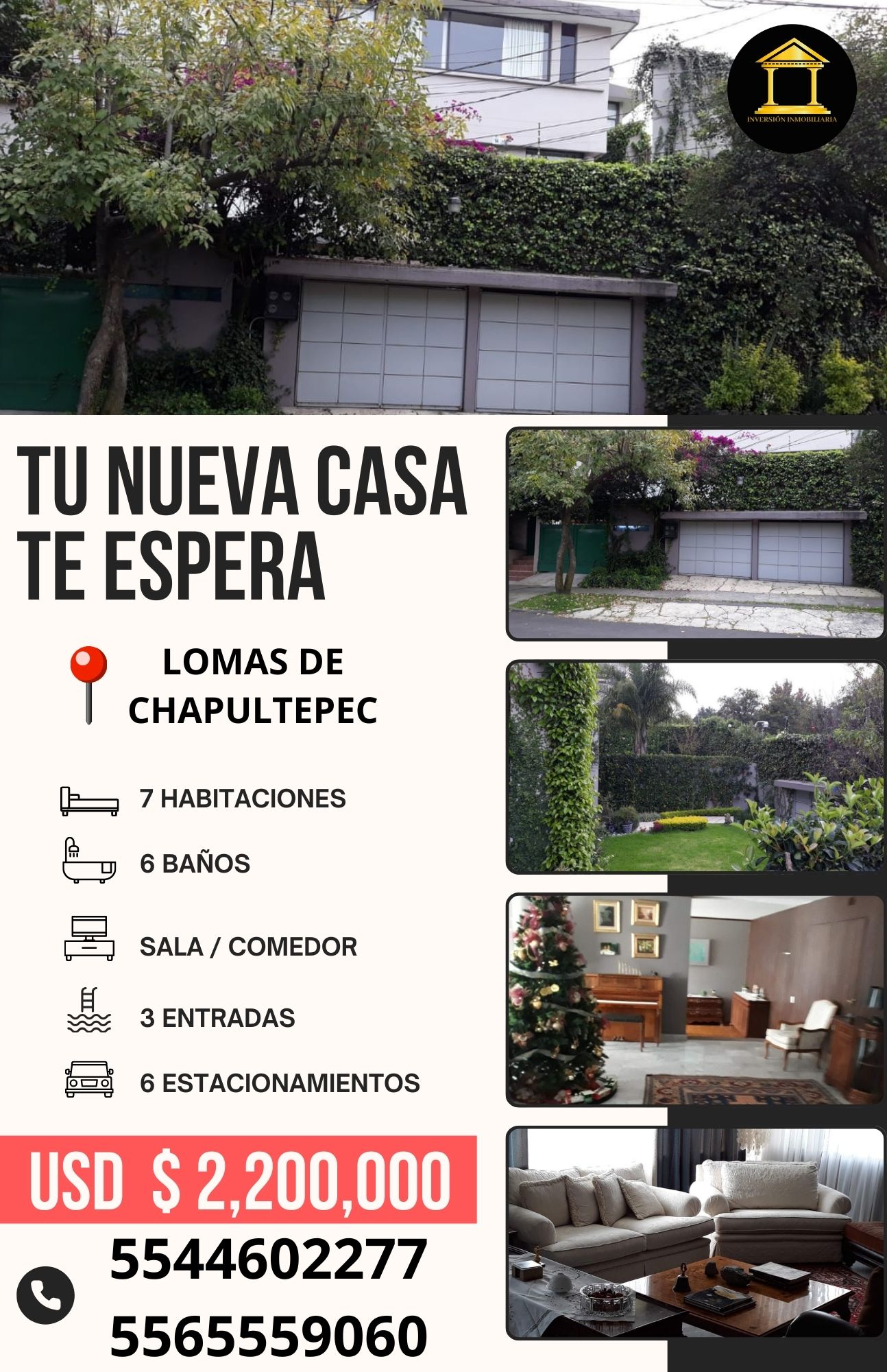 Casa en venta en LOMAS DE CHAPULTEPEC