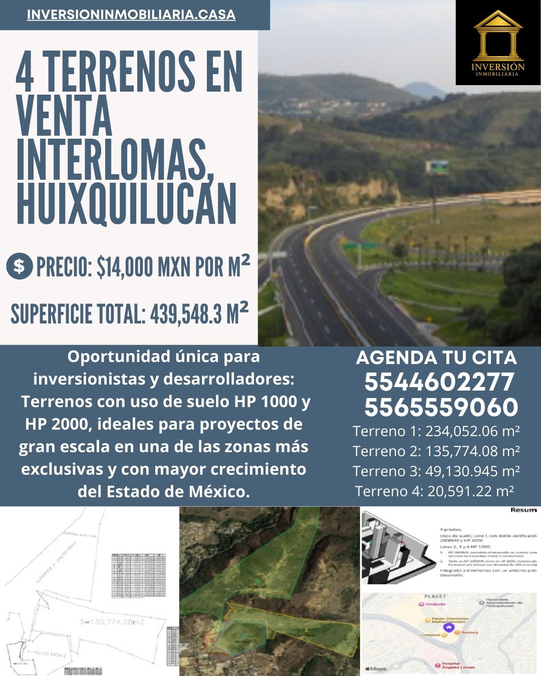 Terreno en venta en HUIXQUILUCAN, INTERLOMAS