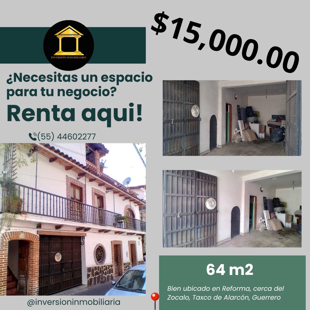Local comercial en renta en AV REFORMA TAXCO DE ALARCON GRO