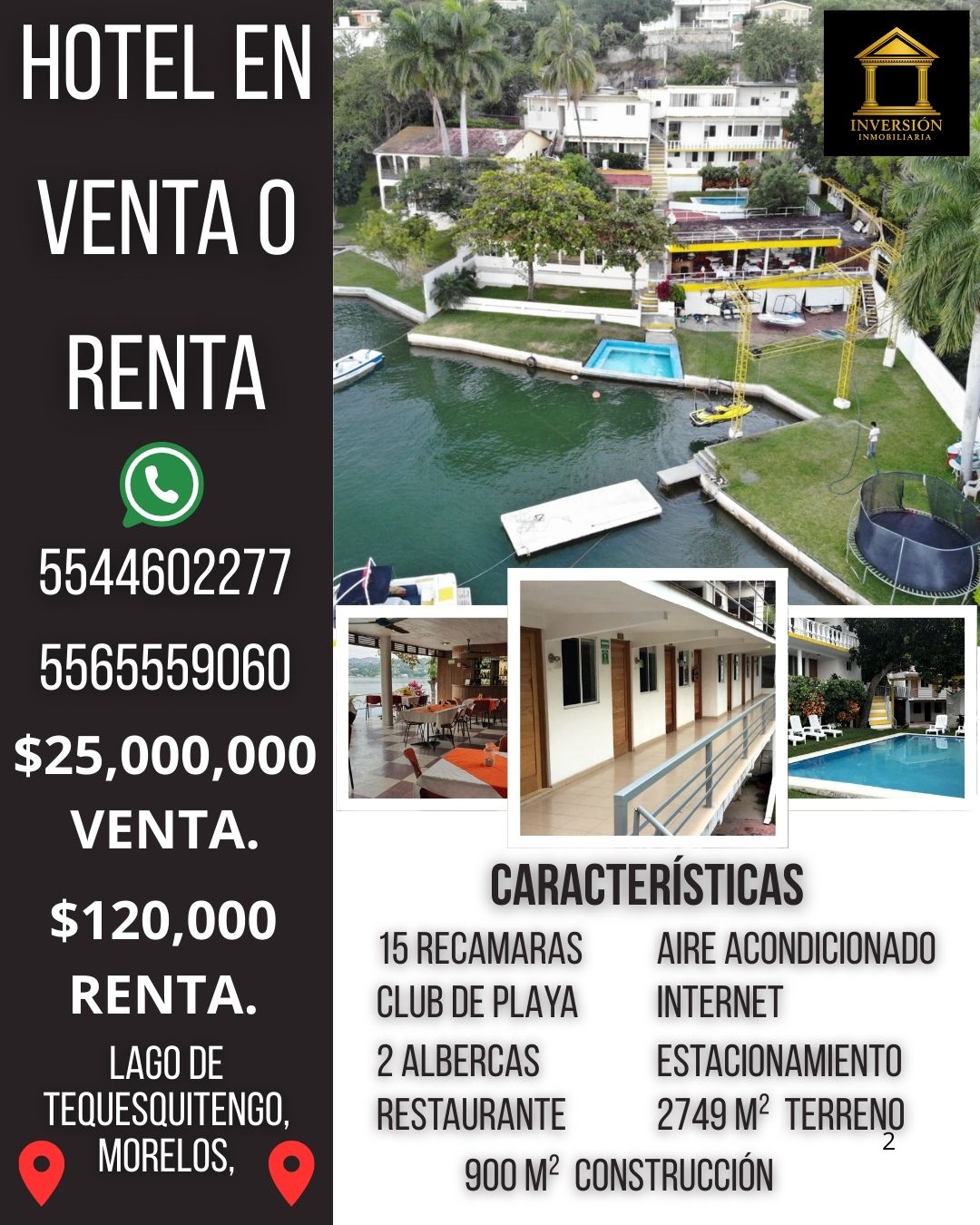 Local comercial en venta en Laguna Tres Palos, 42 Jojutla Morelos